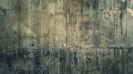 Obraz premium grungy cement wall with textured textile fabric overlay abstract industrial background