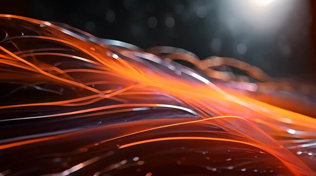 abstrakte Technologie Glasfaser Hintergrund. Netzwerk-Verbindung Konzept	