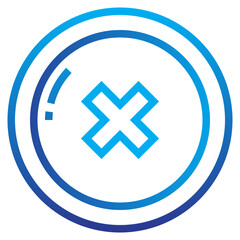 Fototapeta premium Rejected Icon