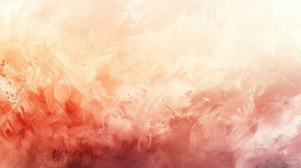 Abstract background with soft pastel colors, peach and pink tones, watercolor brush strokes.