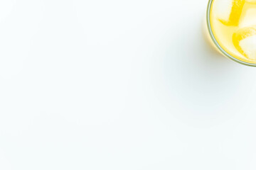 Ripe Mango Juice with White Background