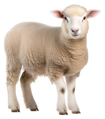 Fototapeta premium PNG A cute sheep livestock animal mammal.