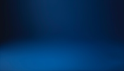 A smooth gradient from dark to light blue, minimalist style, on a solid background, concept of calmness. Generative AI