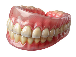 Obraz premium Human jaw with teeth