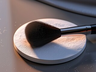A 3D render of an alcohol prep pad being used to clean a surface