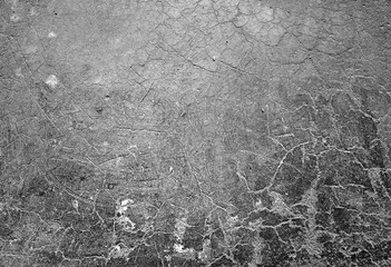 Black and white cracked asphalt empty texture backdrop