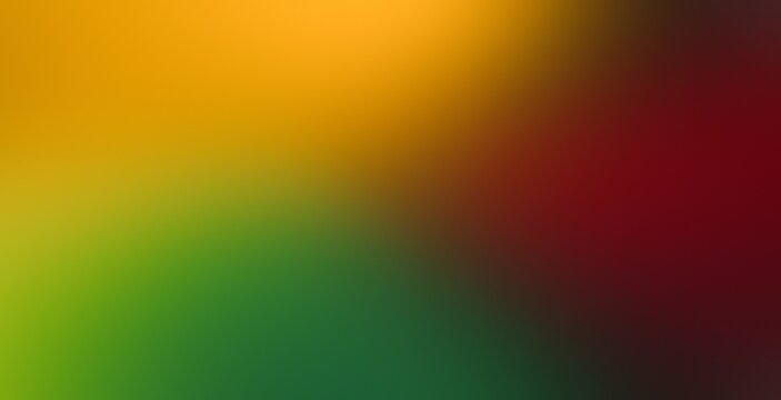 Juneteenth blurry green yellow red abstract colorful gradient plain background with blank space