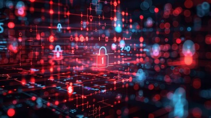 Obraz premium Enhance your online security and privacy with stunning imagery depicting the empowerment of privacycentric networks safeguarding your valuable data