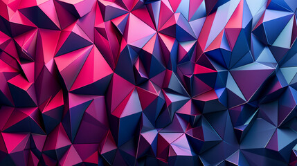 Obraz premium Geometric 3d modern abstract background, banner.