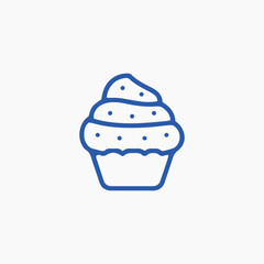 cup cake sweet dessert icon