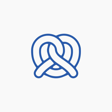 recommend clip art: pretzel bakery good sign icon