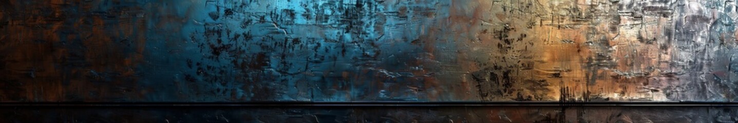 Obraz premium Abstract metallic gradient with melty texture effect.