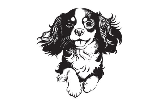 Cavalier King Charles Spaniel illustration