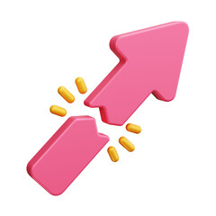 disruption 3d render icon