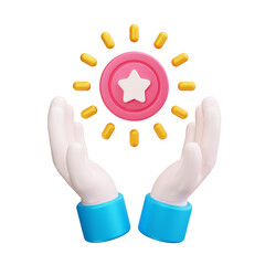 membership 3d render icon