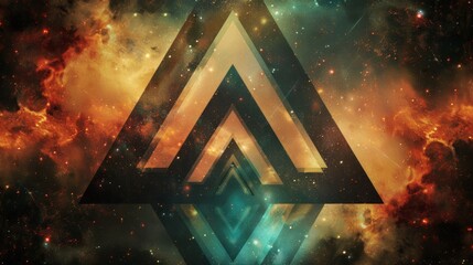 Space background with planets, stars and nebula. Abstract background
