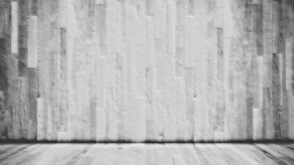 White old wood or wooden vintage plank floor and wall surface background  as a vintage pattern layout for retro, grunge and creative projects  in constructions, architecture and interior design