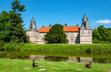 Water Castle Westerwinkel, Ascheberg, North Rhine-Westphalia, Germany, Europe.