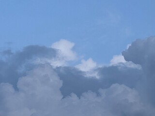 blue sky with clouds