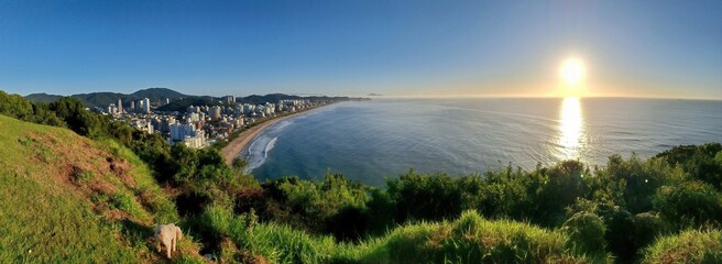Sunrise in the Brava beach in Itaja&iacute; - Brazil