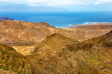 North coast near town Mindelo, Island Sao Vicente, Cape Verde, Cabo Verde, Africa.