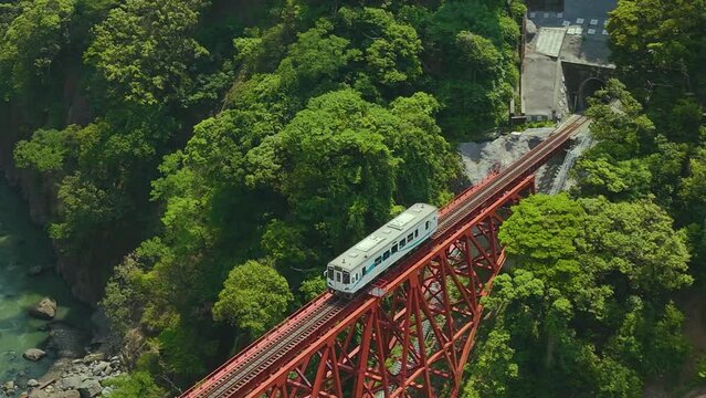 ドローンで撮影した日本の鉄道