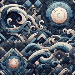 Background Natural raw Stones. AI generated illustration