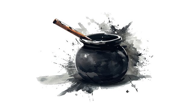 Icon representing an ink pot