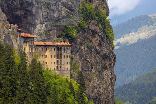 Sumela Monastery (Turkish: S&uuml;mela Manastırı) is a Greek Orthodox monastery, in the Ma&ccedil;ka district of Trabzon Province in modern Turkey.