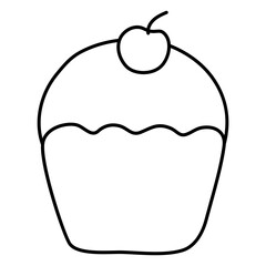 Premium download icon muffin

