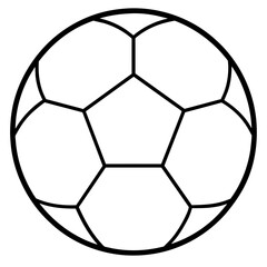 Soccer football ball icon 