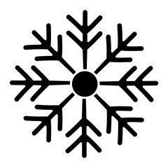 Modern design icon of snowflake 

