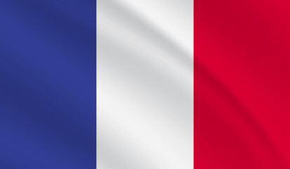 France National Flag Photo 4k Flag waving 3d