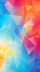 Fototapeta premium Geometric Abstract Image Pattern Background, Interlocking Squares in Primary Colors, Wallpaper, Background, Cell Phone Cover and Screen, Smartphone, Computer, Laptop, 9:16 Format - PNG