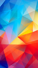 Obraz premium Geometric Abstract Image Pattern Background, Interlocking Squares in Primary Colors, Wallpaper, Background, Cell Phone Cover and Screen, Smartphone, Computer, Laptop, 9:16 Format - PNG