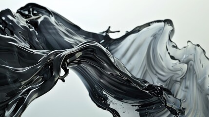 Shapes with a liquid and organic appearance