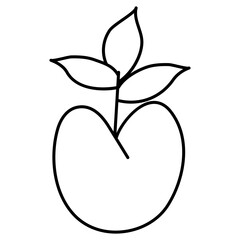 Fototapeta premium Vector design of growing plant