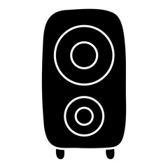 Modern design icon of sound speaker 

