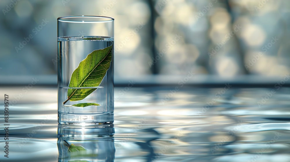 Poster glass of water