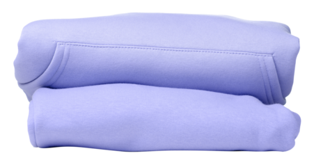 folded sweaters hoodie on white background isolation