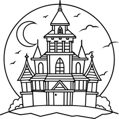 Halloween coloring book for kids and adults