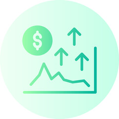 profit gradient icon