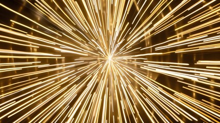 Obraz premium Vibrant neon light bursts through abstract highspeed optical fiber strands, evoking a sense of dynamic motion and connectivity