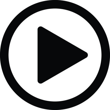 Video Play sign, Play button icons, Play icon, Play video symbol