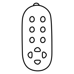 Modern design icon of remote

