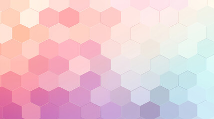 Geometric Abstract Image Pattern Background, Hexagonal Shapes in Pastel Colors, Wallpaper, Background, Cell Phone Cover and Screen, Smartphone, Computer, Laptop, 16:9 Format - PNG