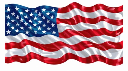 American flag background, USA flag. Image with Copy space for design.