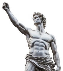 PNG Statue sculpture art white background.