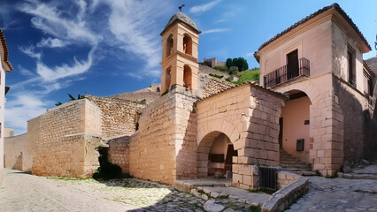 Fototapeta premium 中東 イラク イラン アフガニスタン パキスタン スペイン モロッコ 街並み 石の街 石の建築物 テレビ会議背景用 ZOOM会議背景用