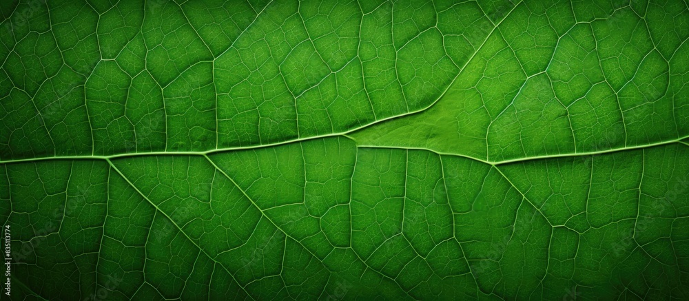 Poster green leaf texture providing a natural background with copy space image.